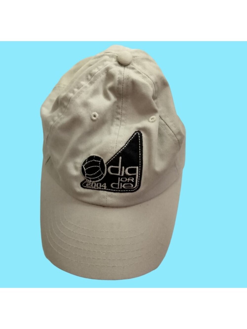 OC Dig or die Baseball Hat Cap Volleyball 2014 Tan Adjustable Strap Back